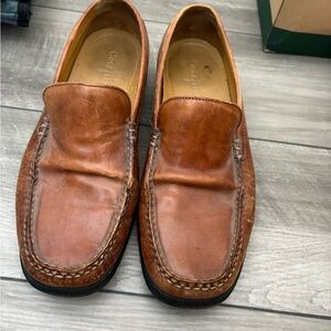 Cole Haans Men's Tan Leather Slip-Ons